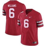 NCAA Ohio State Buckeyes Men's #6 Jameson Williams Red Nike Football College Jersey SXI0245EZ